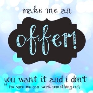 Make me an offer - you don't know unless you ask ☺️